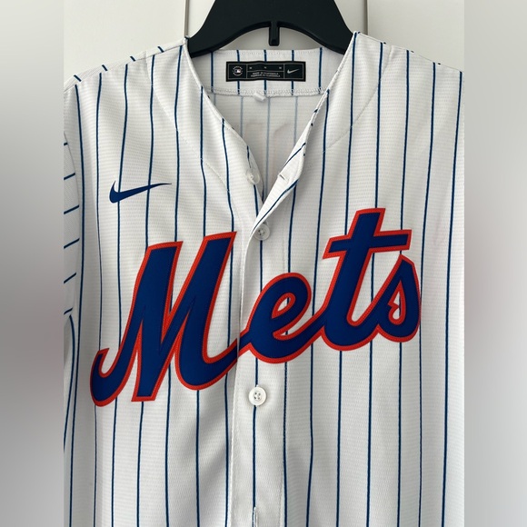 Genuine Nike Men's New York Mets Pete Alonso Nike White Home Elite Jersey - Picture 3 of 9